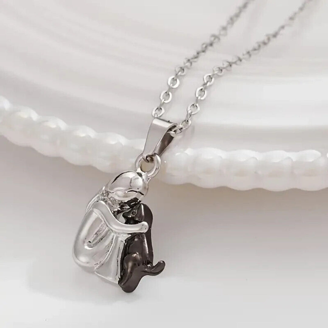 Amore&Paws™ - Collana ciondolo a forma di cane