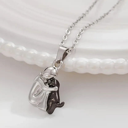 Amore&Paws™ - Collana ciondolo a forma di cane