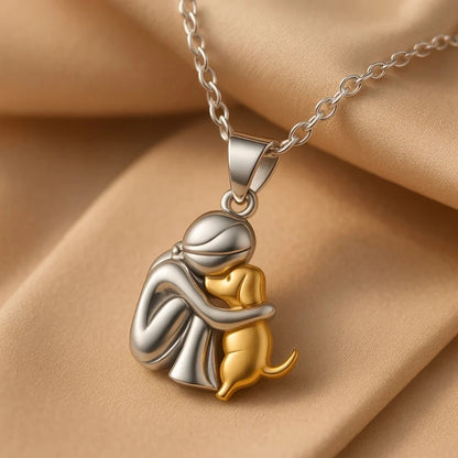 Amore&Paws™ - Collana ciondolo a forma di cane