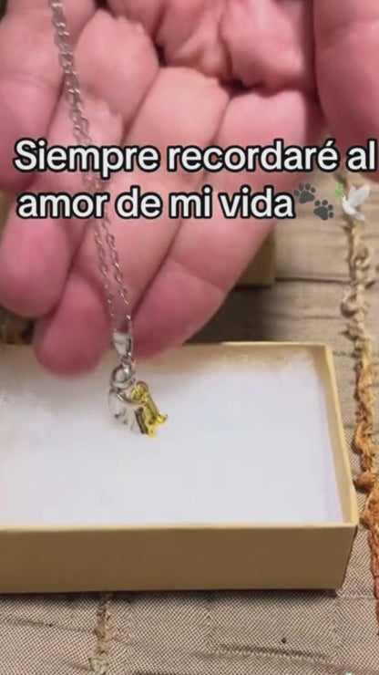 Amore&Paws™ - Collana ciondolo a forma di cane